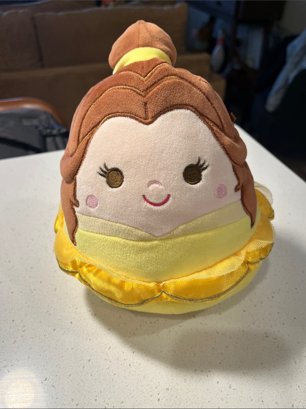 Squishmallows Belle Plush in Yellow and Brown